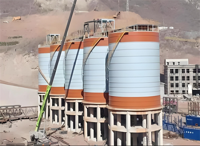 万冲镇高架钢板仓